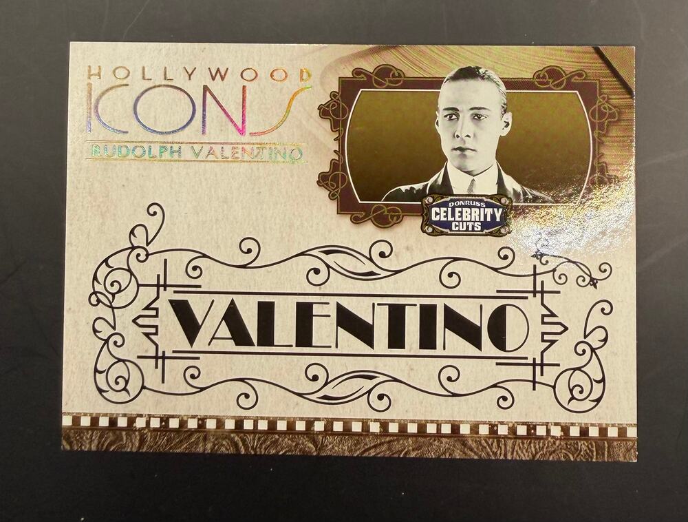 2008 Donruss Hollywood Icons Rudolph Valentino Card 14/25, The Sheik, Cobra